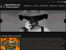 Tablet Screenshot of bigheadshop.com
